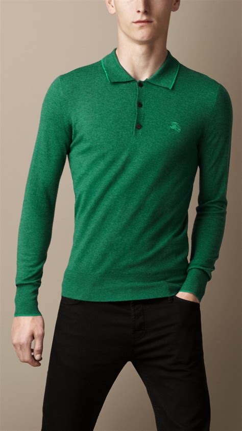 burberry polo shirts price|burberry long sleeve polo shirts.